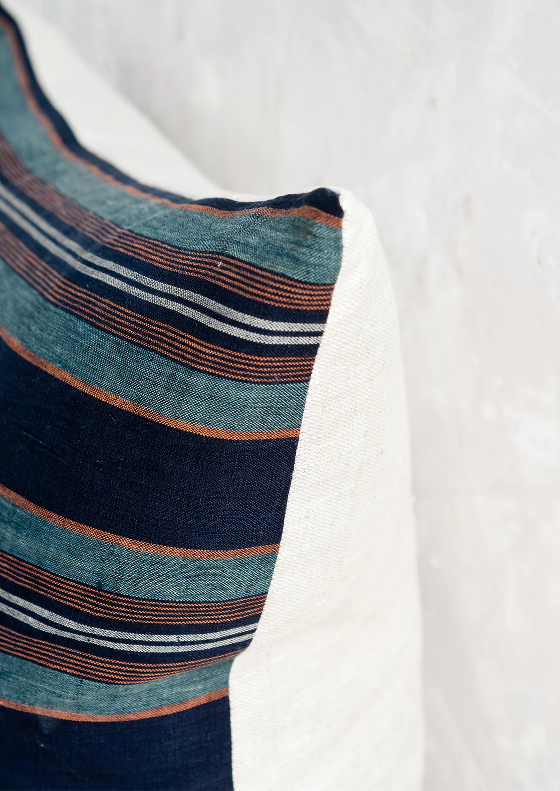 Japanese Hemp & Mudcloth Pillow - Image 2