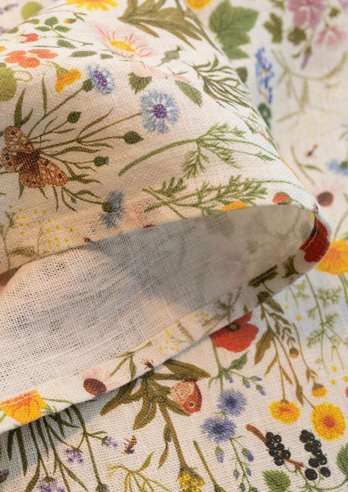 Jardin Linen Tea Towel - Image 3