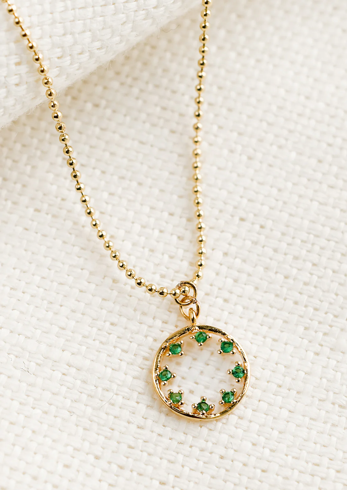 Jeweled Circle Necklace