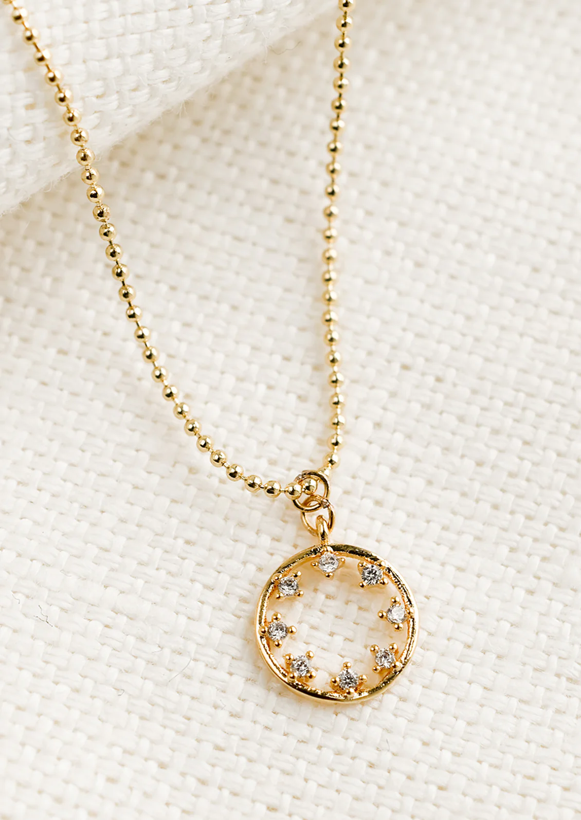 Jeweled Circle Necklace - Image 2