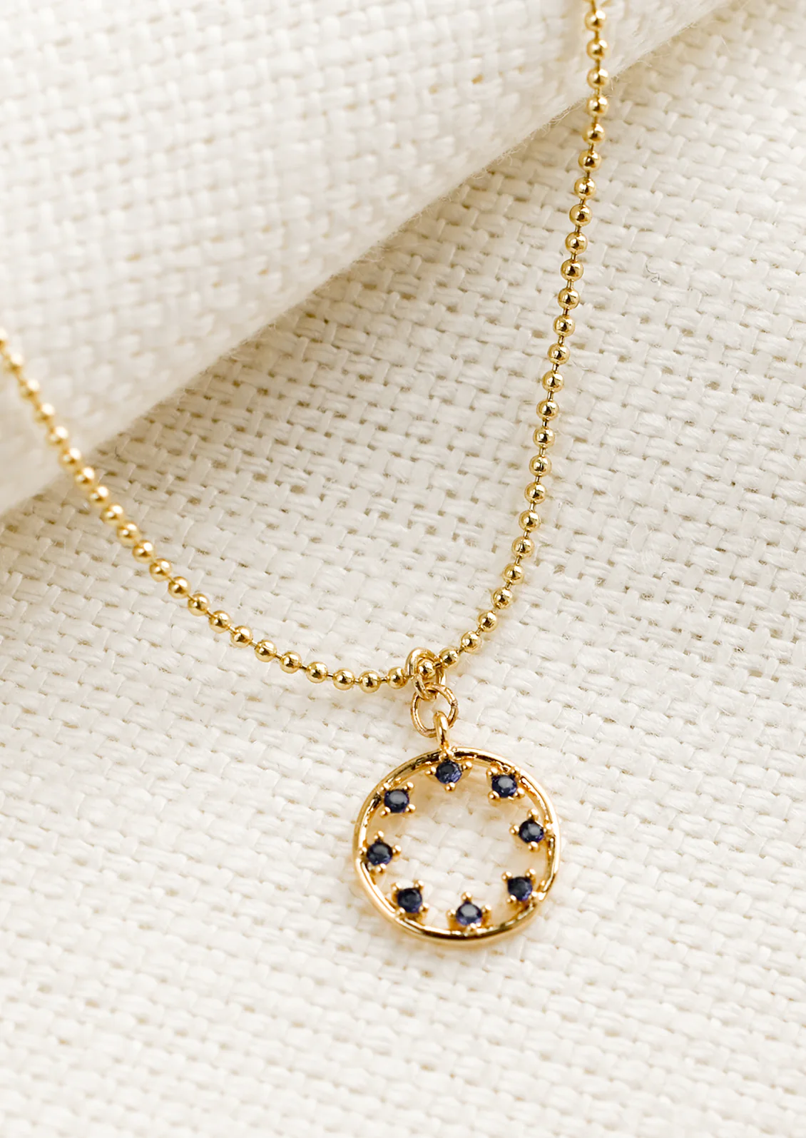 Jeweled Circle Necklace - Image 3