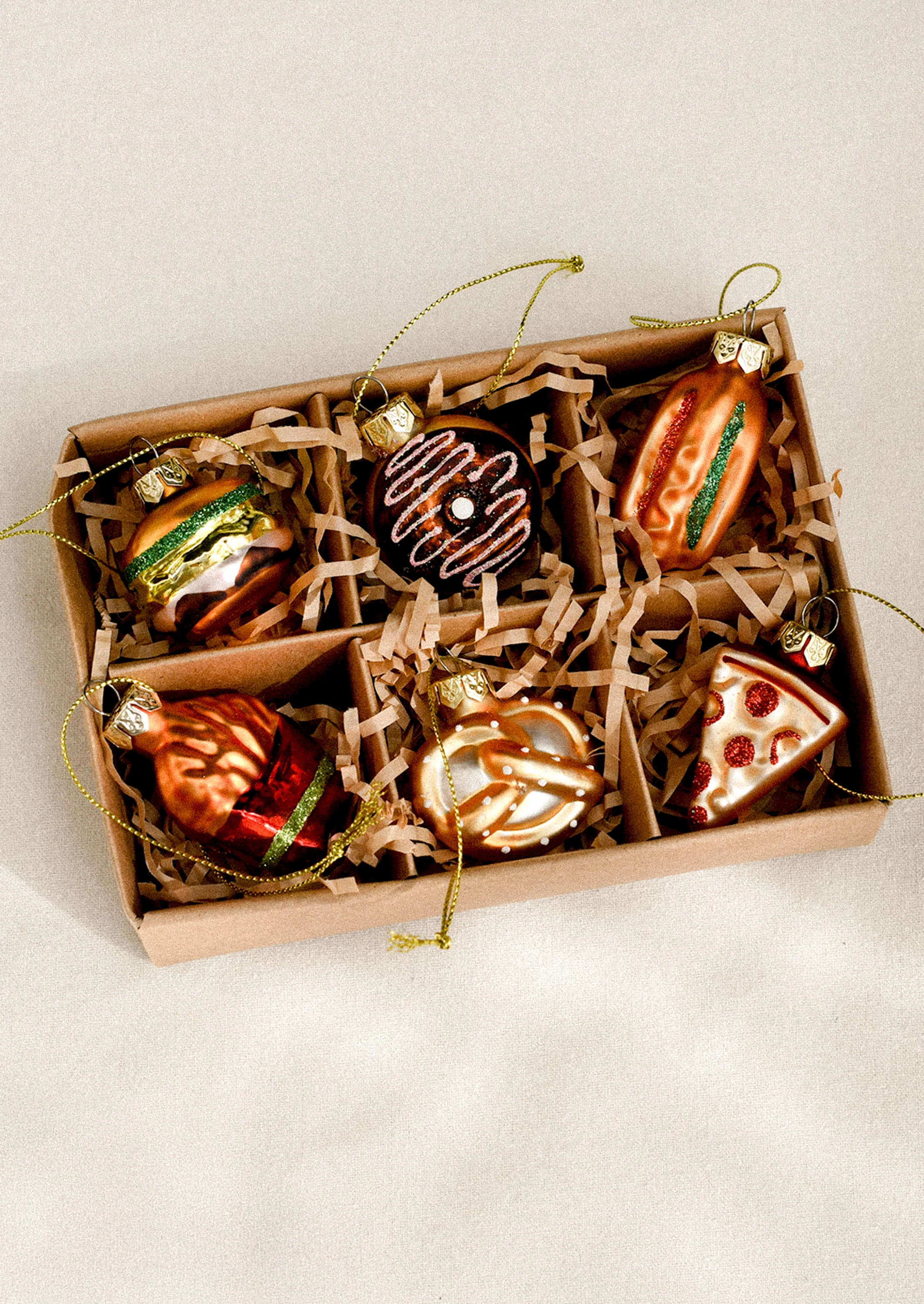 Junk Food Ornament Set
