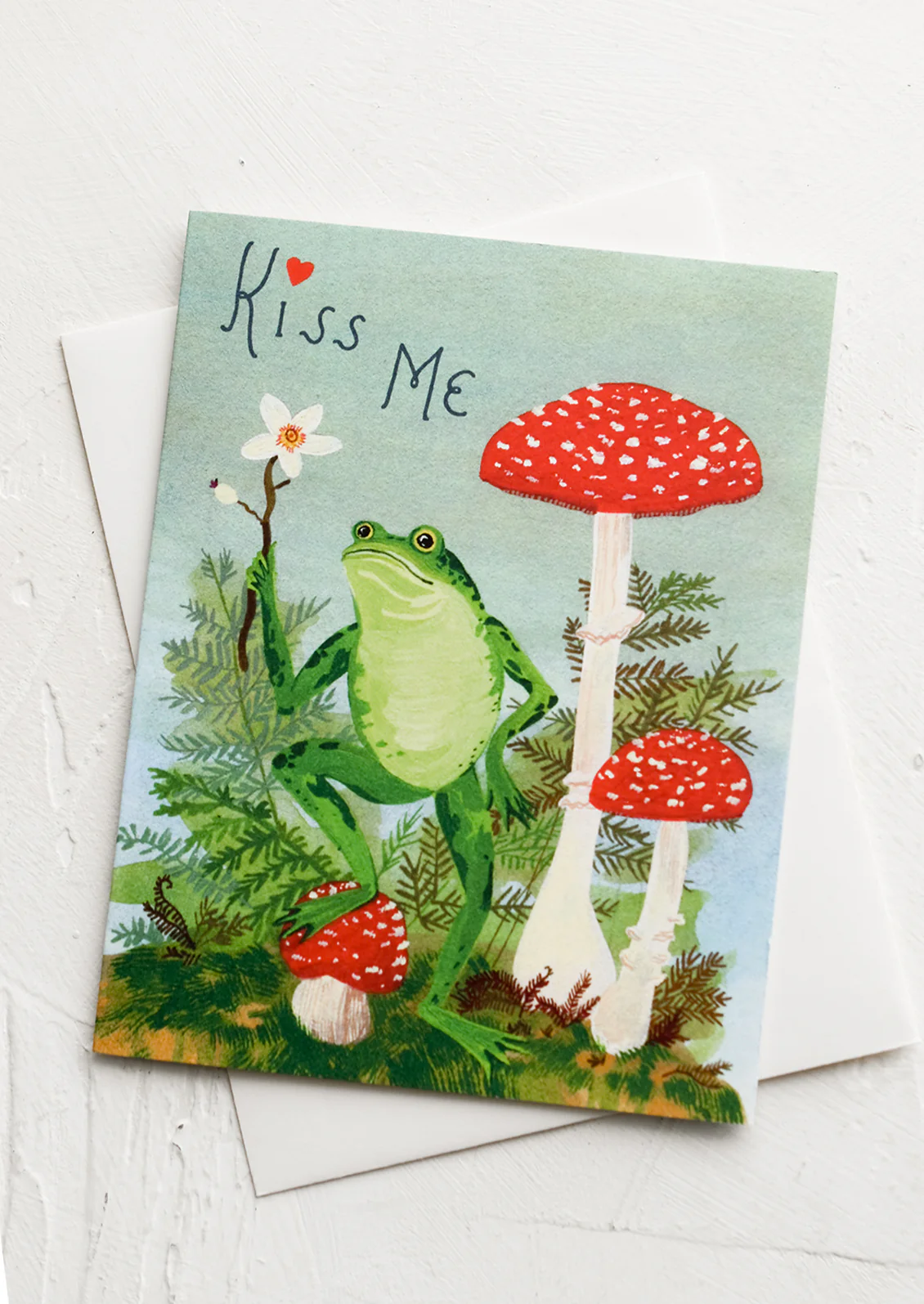 Kiss Me Frog Card