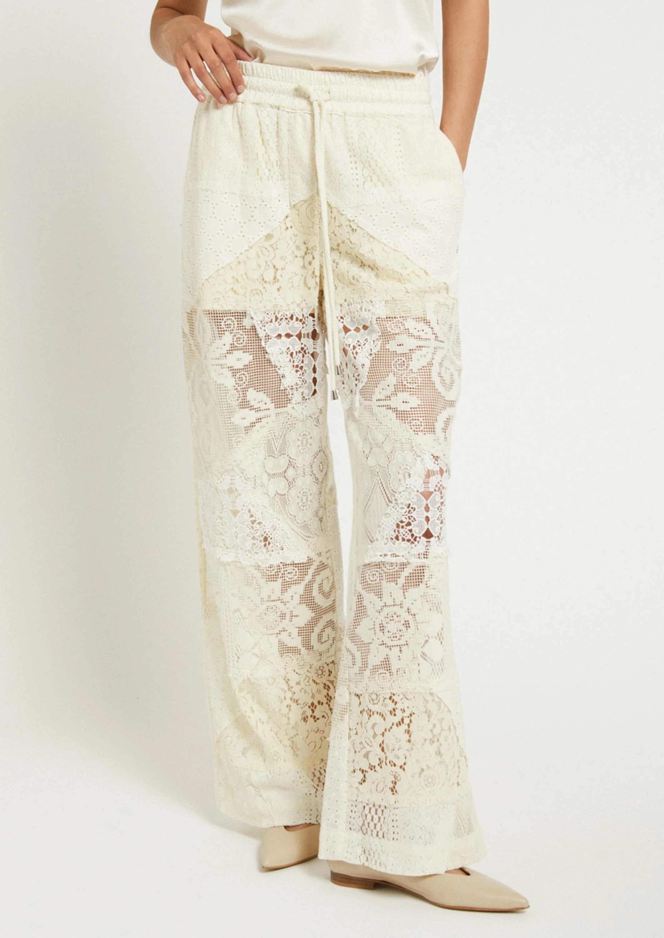 Patchwork Lace Pant