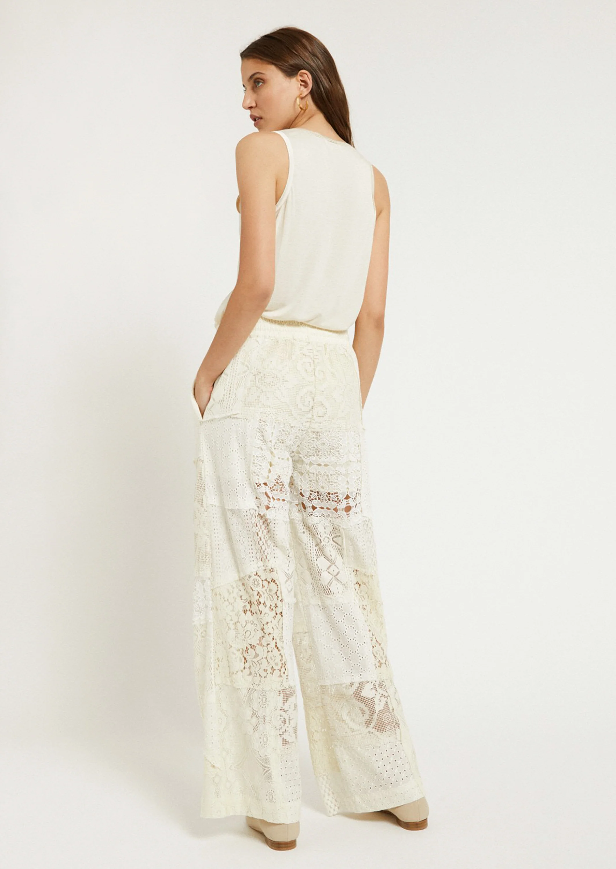 Patchwork Lace Pant - Image 3