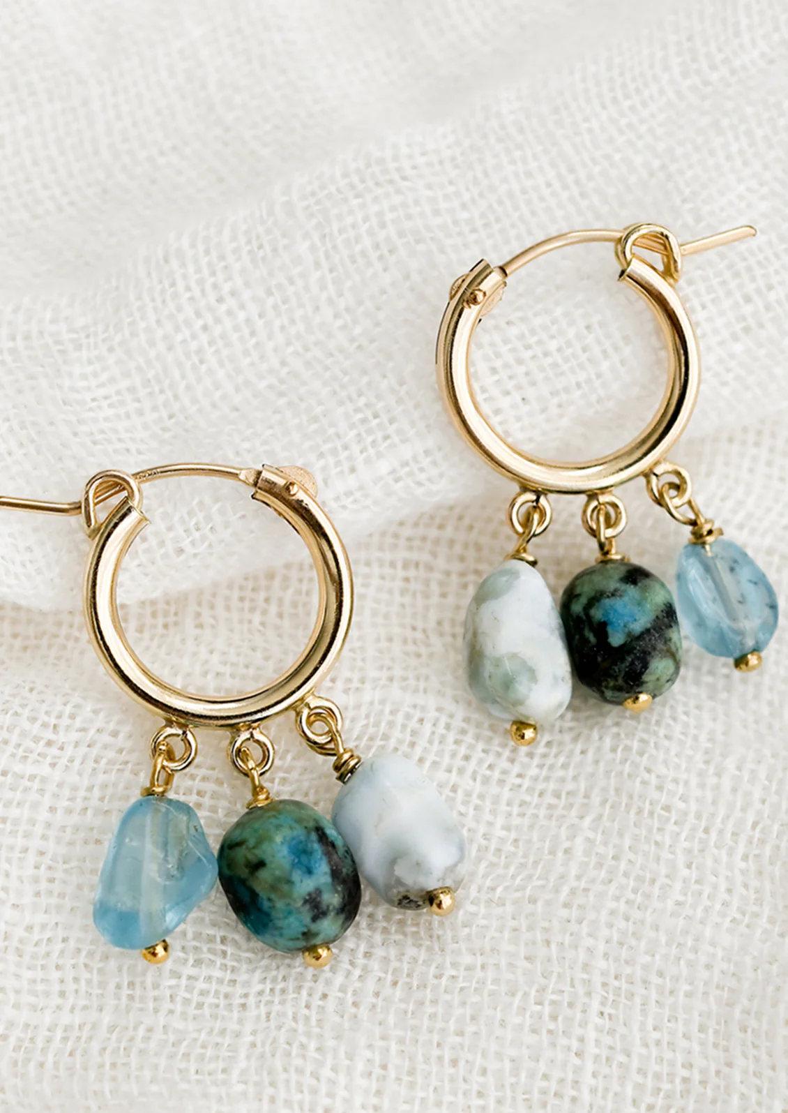 Larimar Mix Earrings