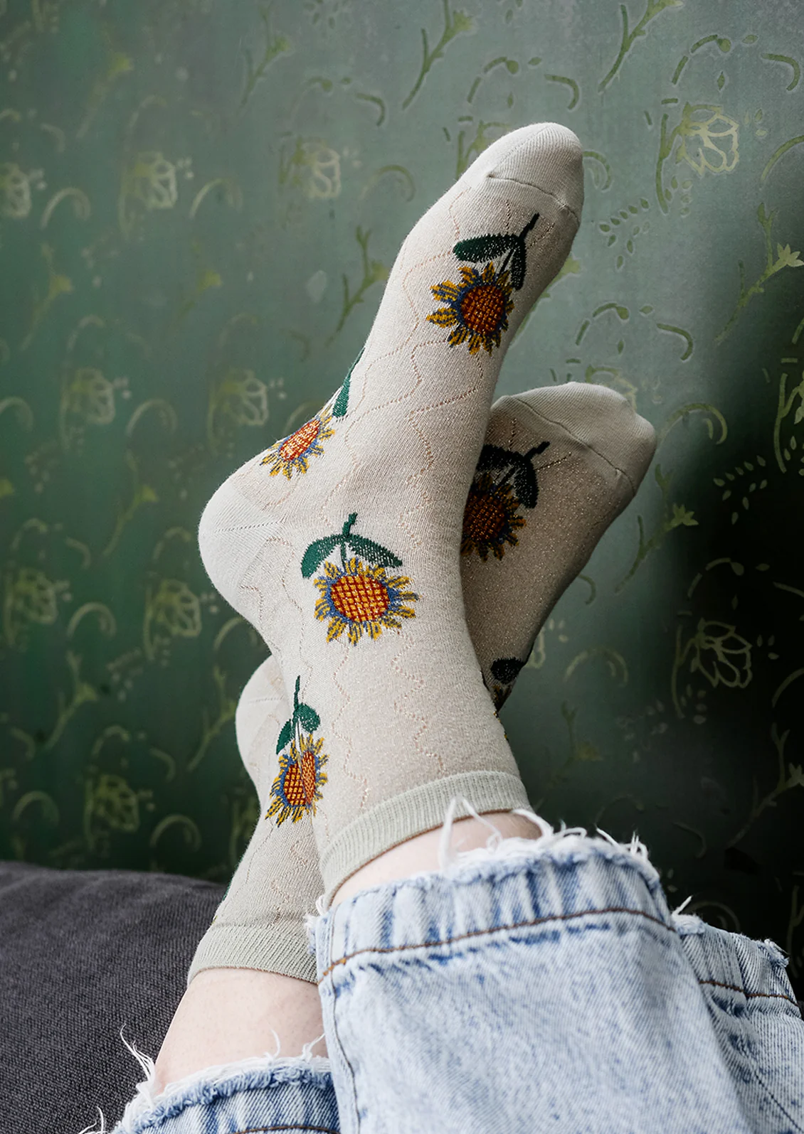 Late Summer Sunflower Socks - Image 2