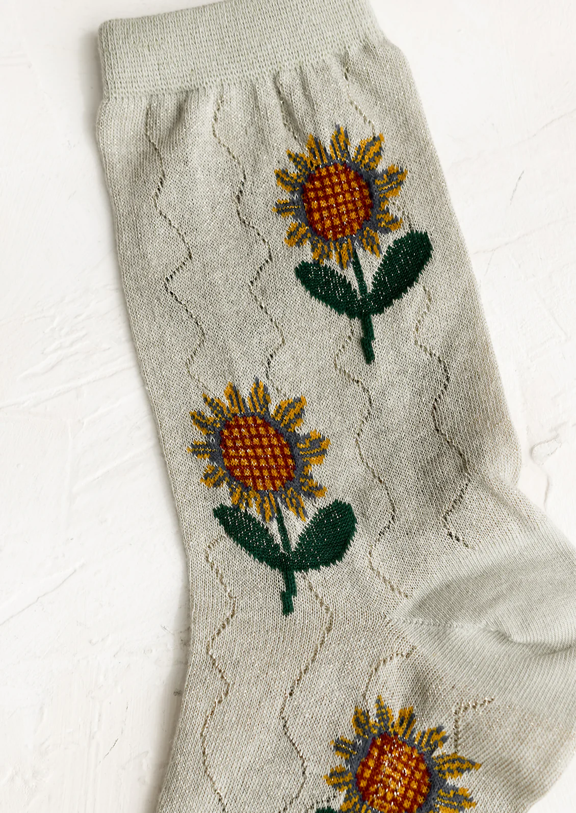 Late Summer Sunflower Socks - Image 3