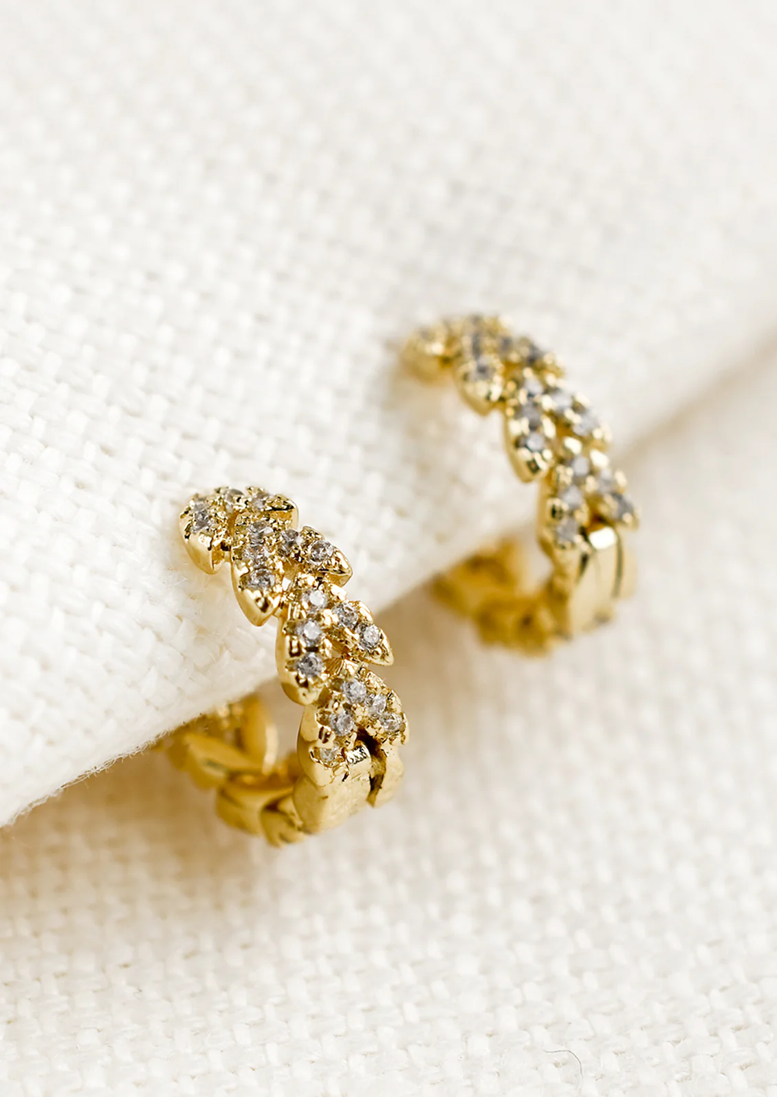Laurel Huggie Hoop Earrings