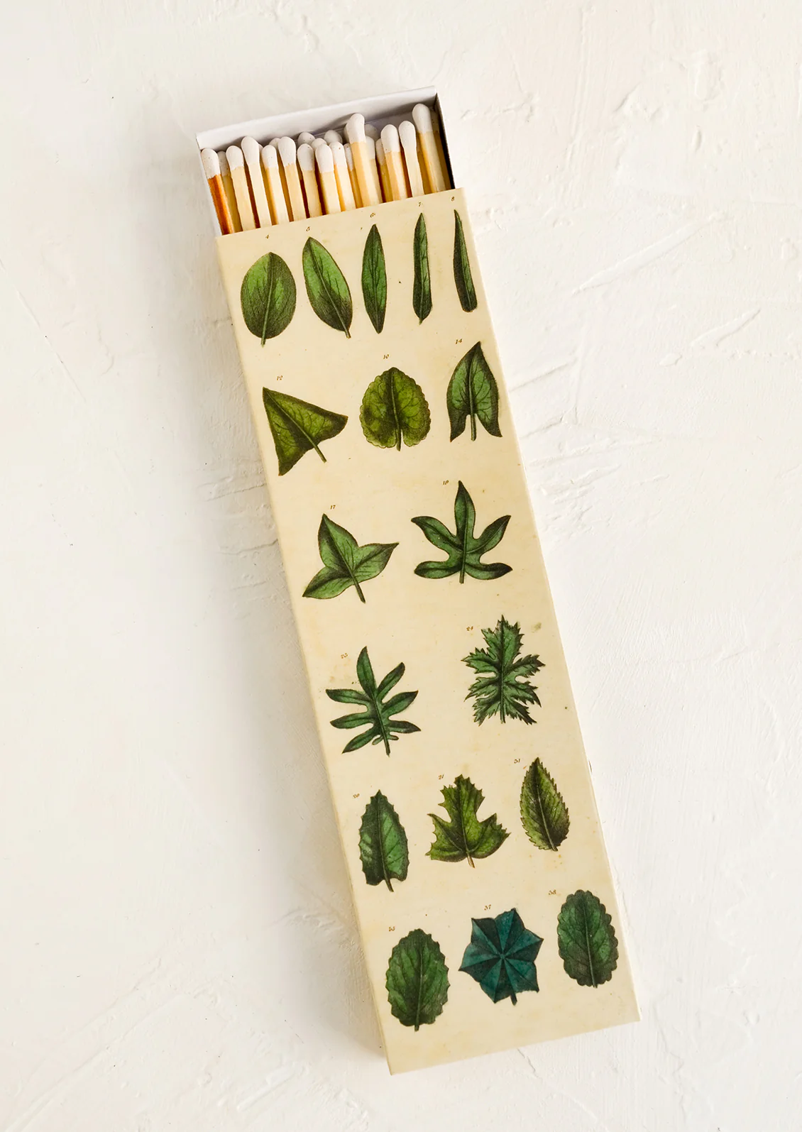 Leaf Print Fireplace Matches