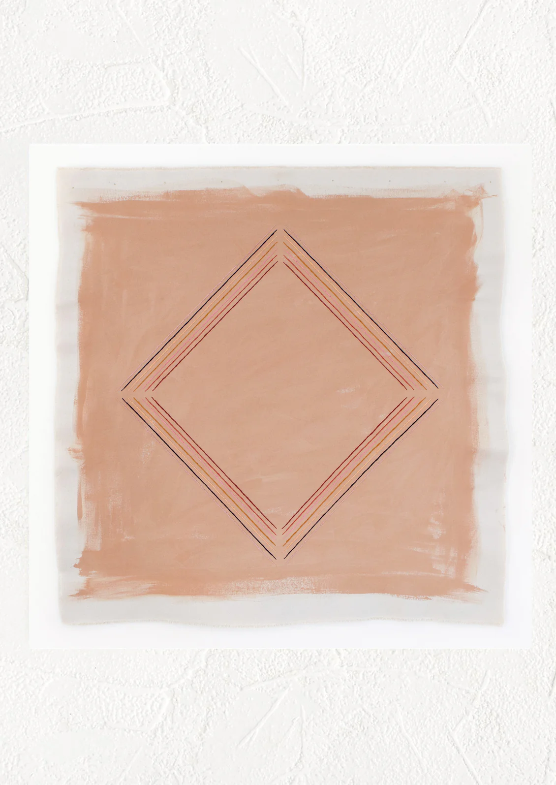 Leather with Desert Pink Print