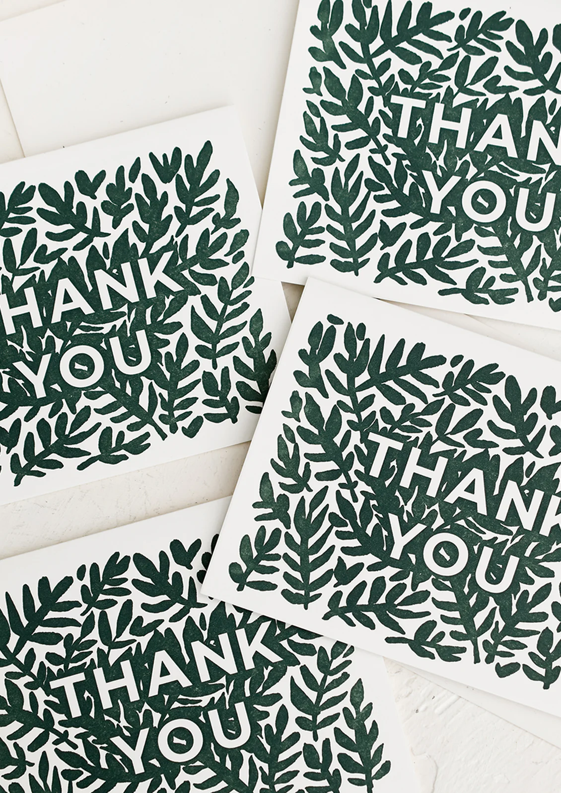 Leaves Thank You Card