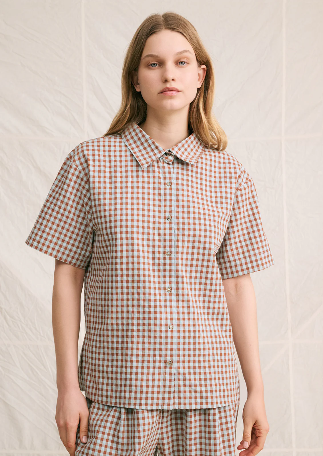Leon Gingham Button Down