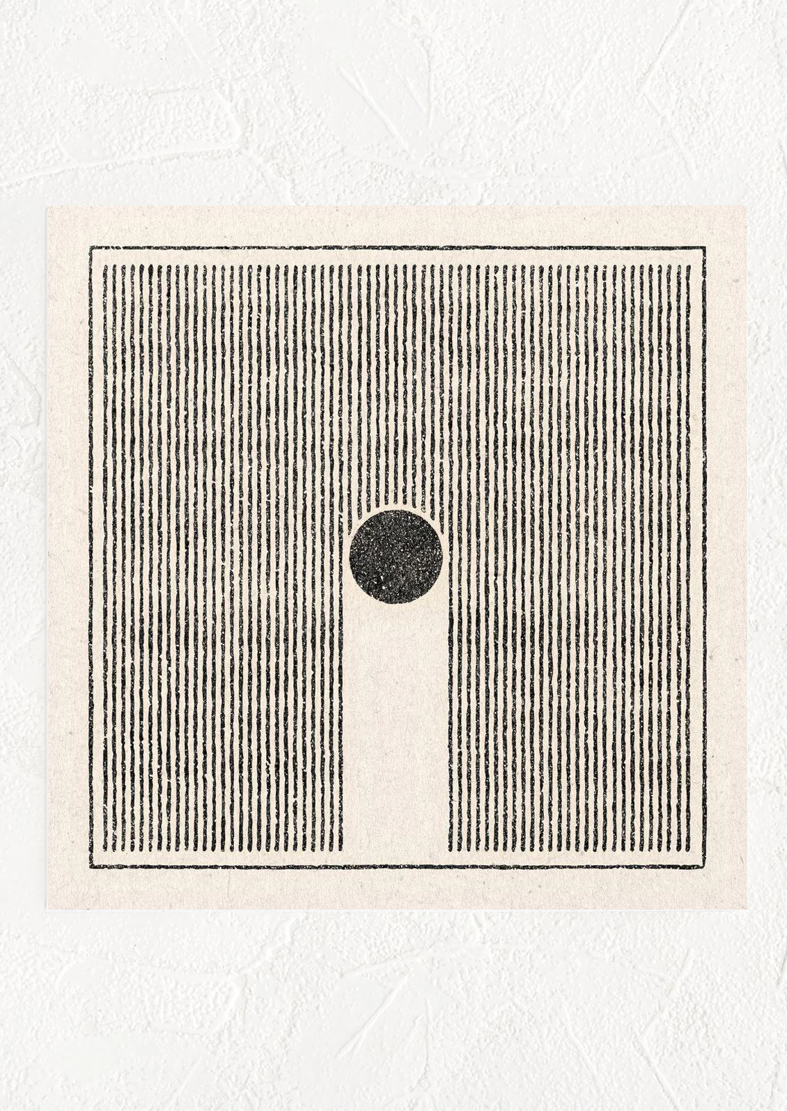 Lines & Circle Print
