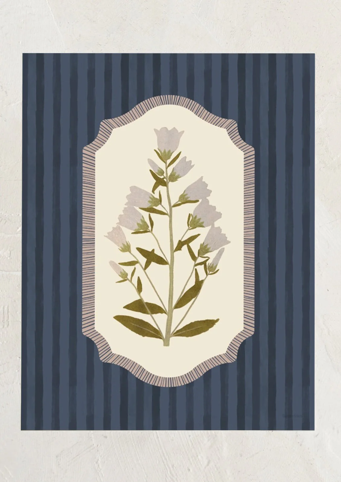 Living Herbarium in Bellflower Print