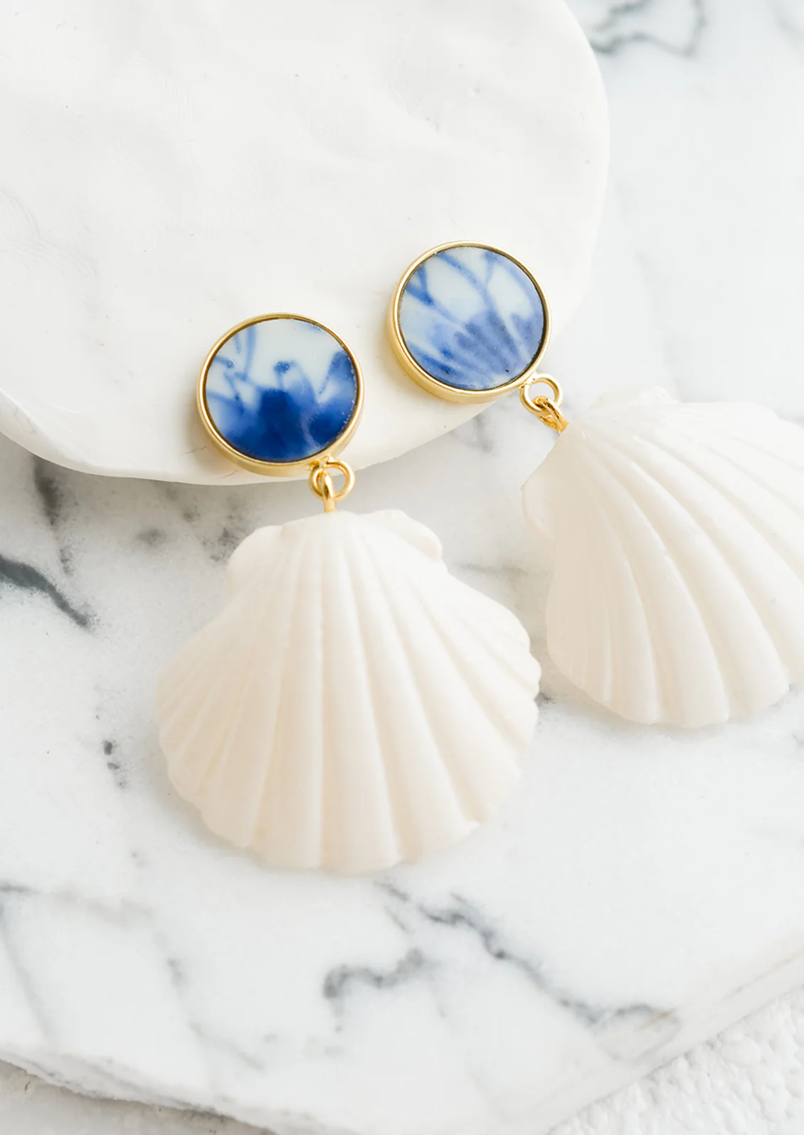 Lost Pottery Shell Earrings