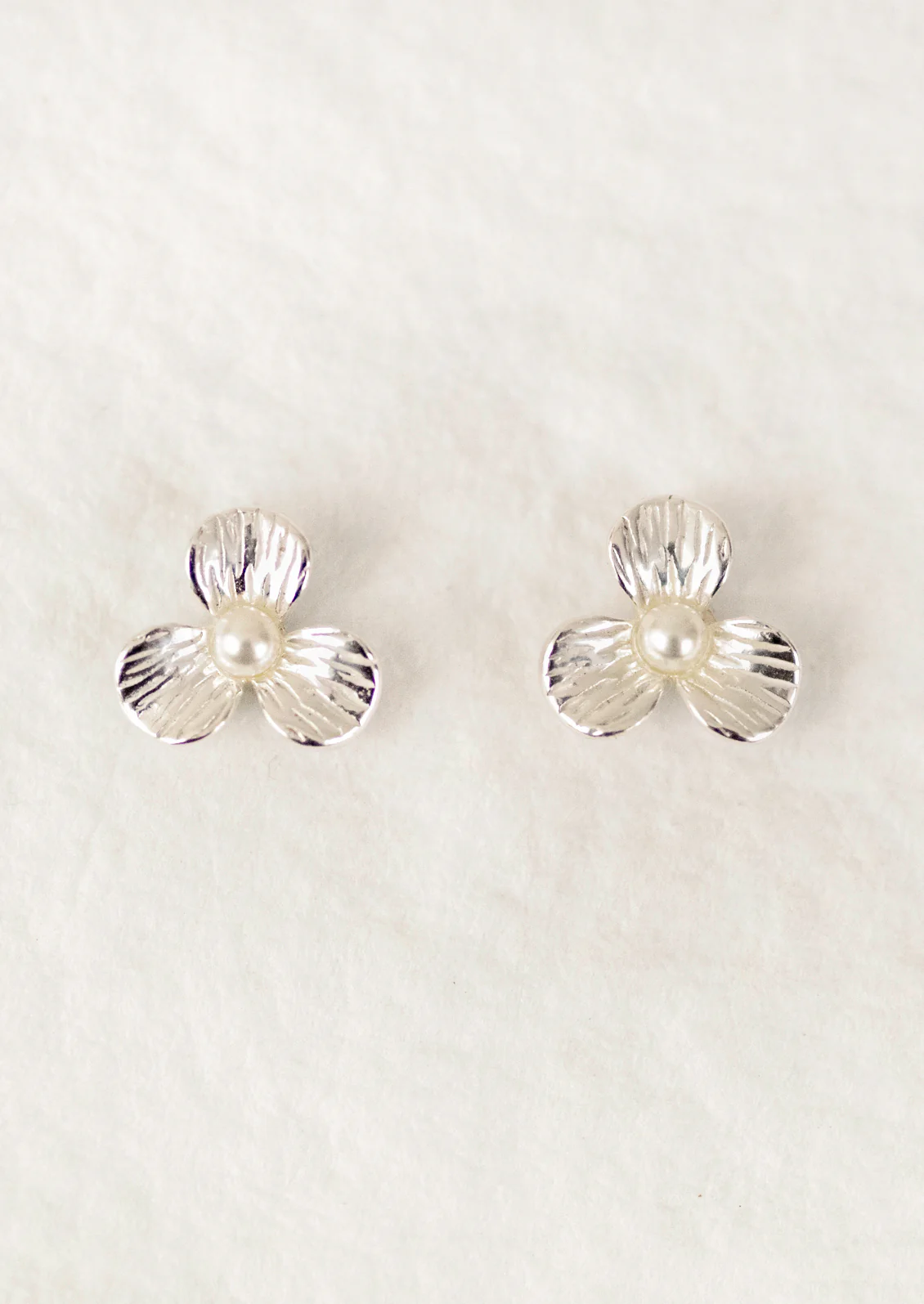 Little Pearl Petal Studs