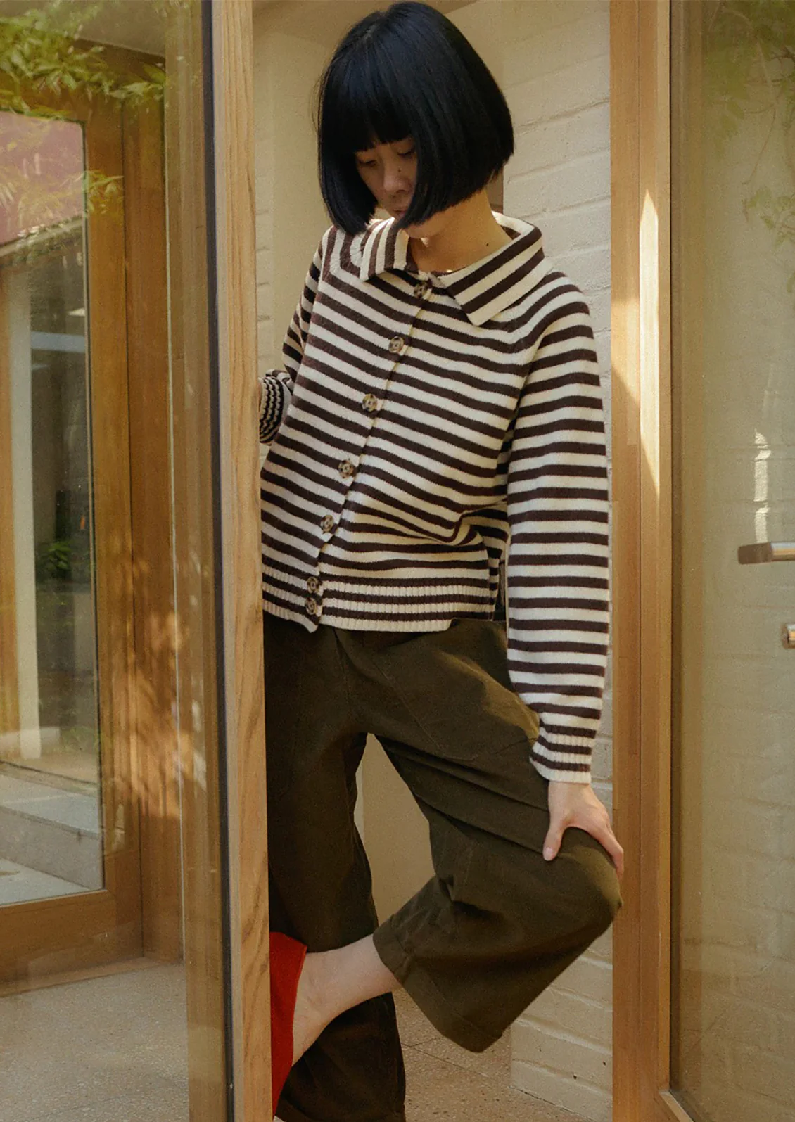 Lytton Striped Cardigan - Image 4