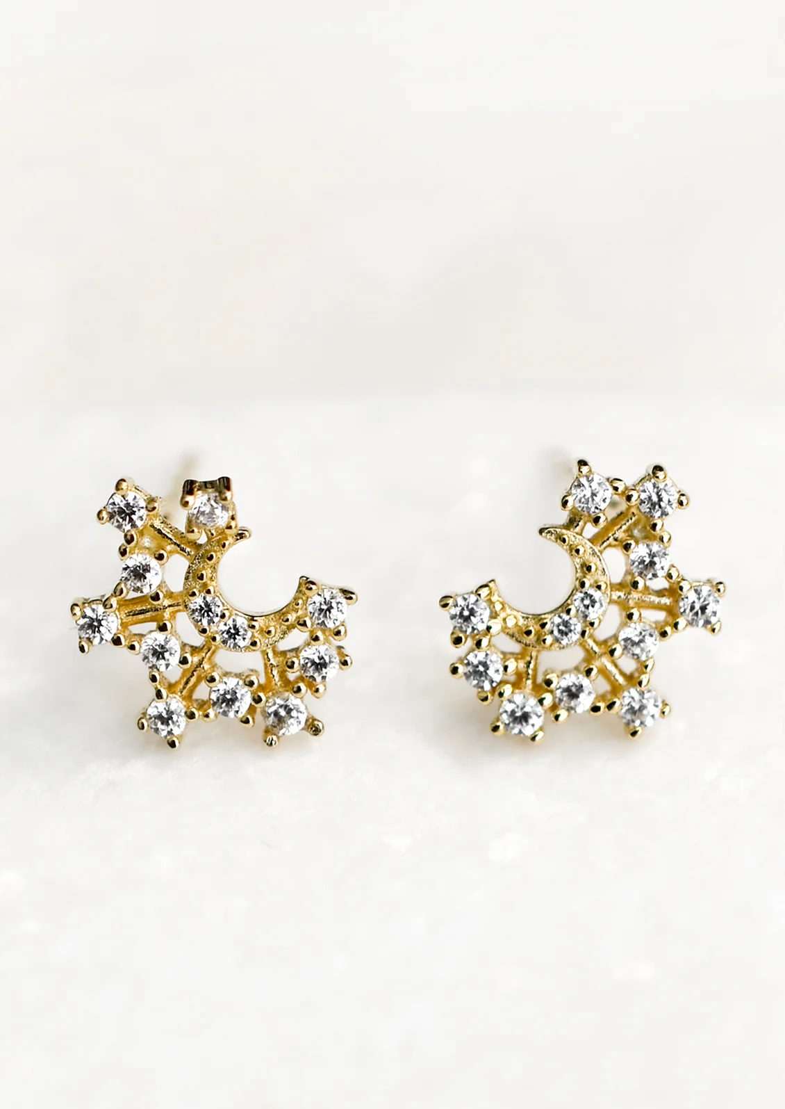 Magic Moon Stud Earrings