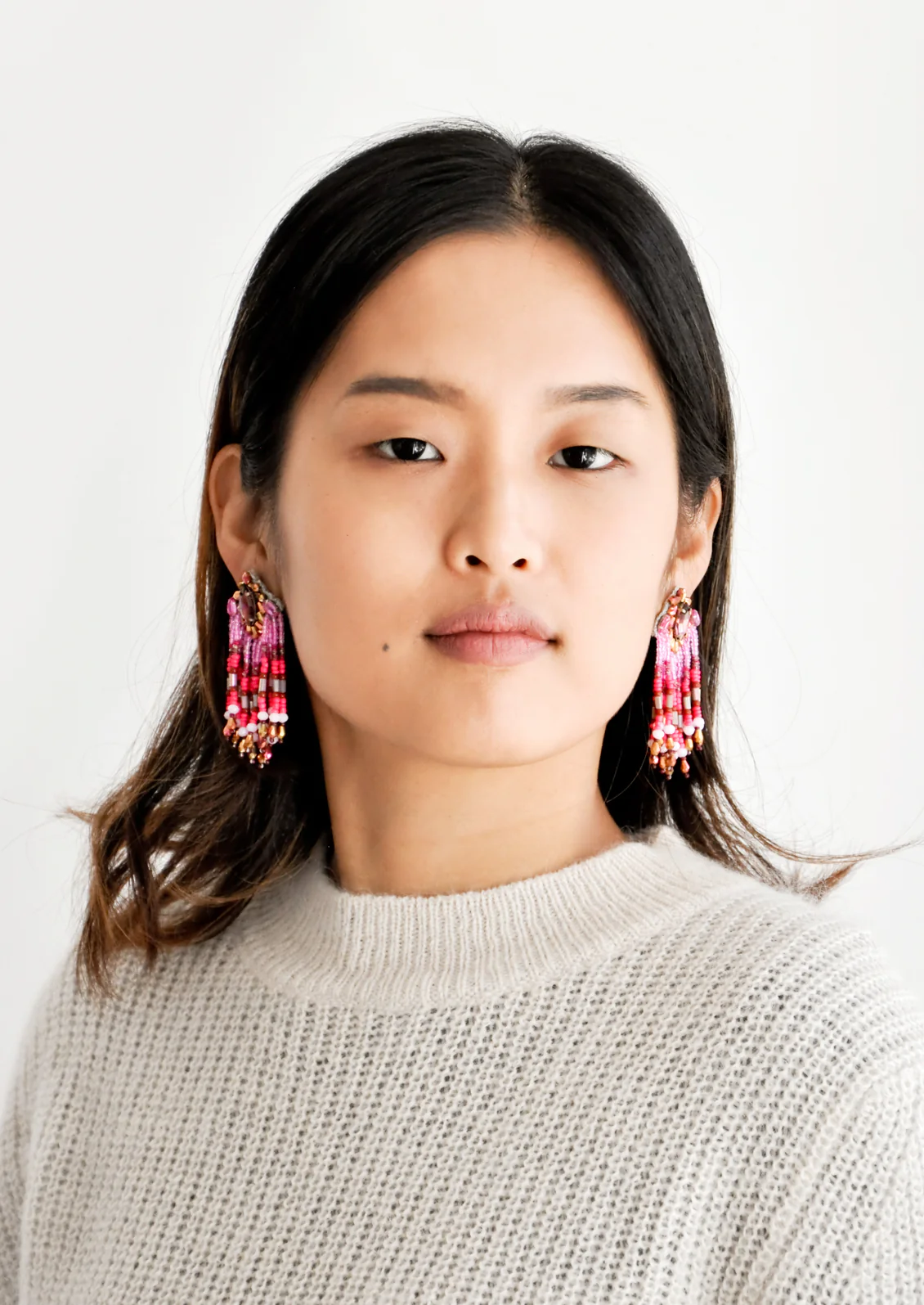 Maharaja Beaded Earrings - Image 2