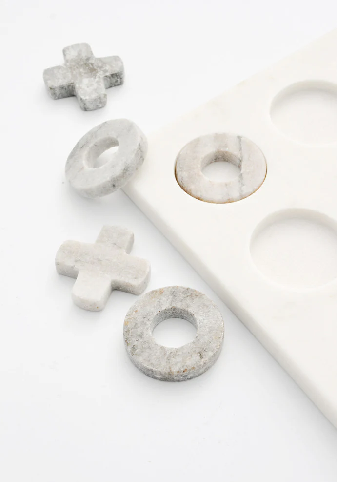Marble Tic-Tac-Toe Set - Image 2