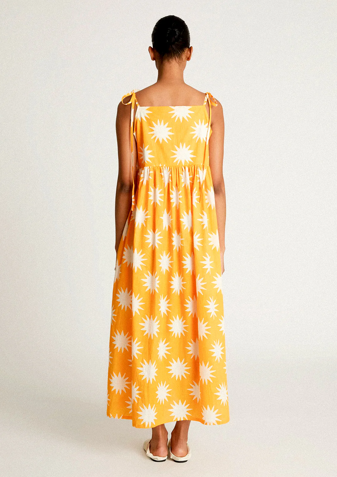 Marisol Tie Shoulder Dress in Big Sun - Image 4