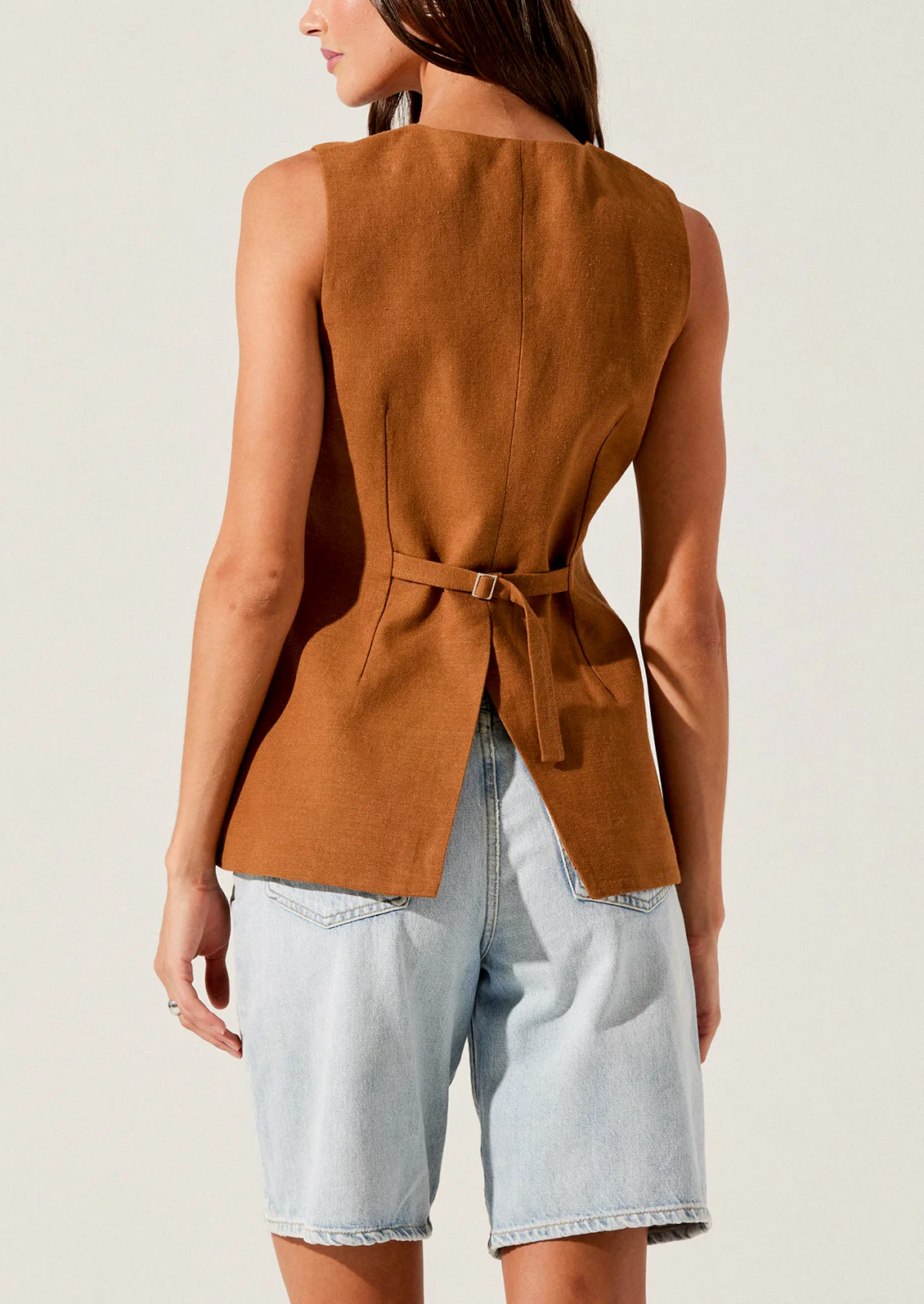 Mars Linen-Cotton Vest - Image 2