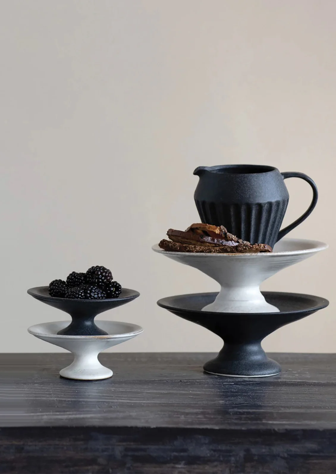 Mecca Stoneware Pedestal - Image 2