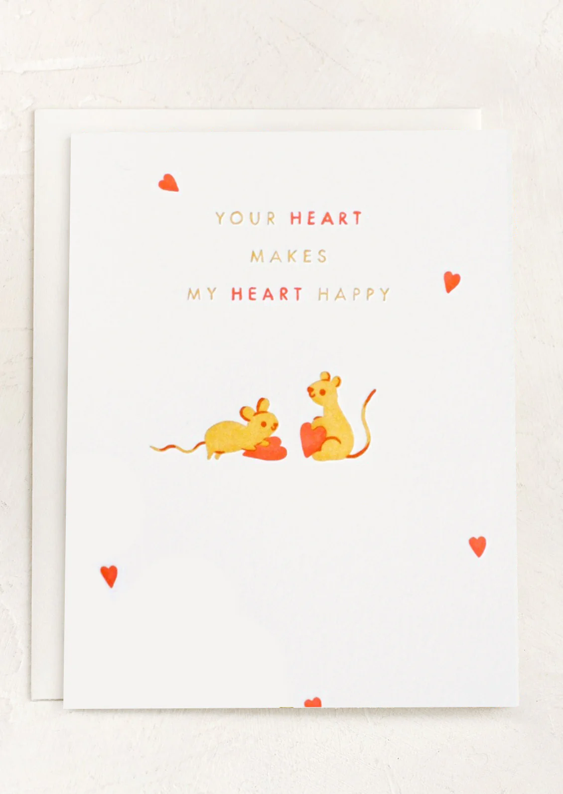 Mice In Love Card