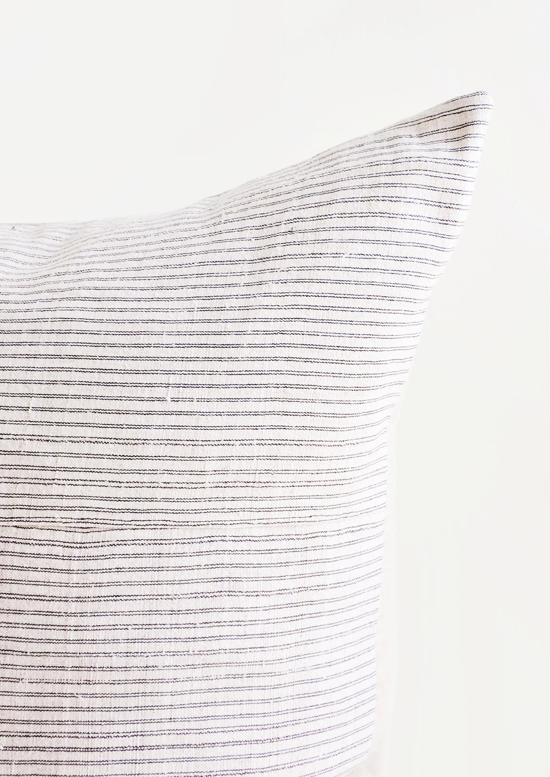 Monochrome Stripe Hemp Pillow - Image 2