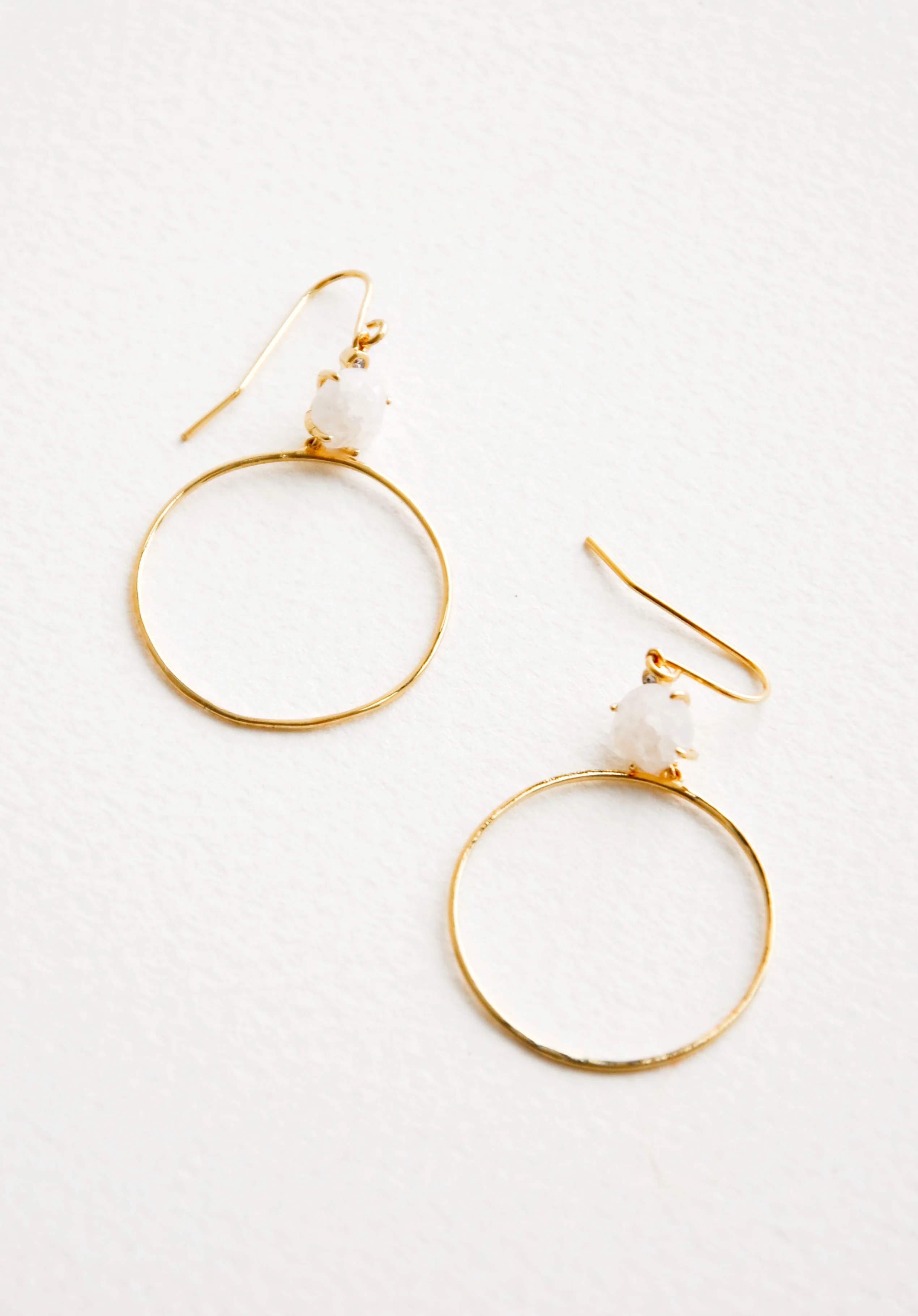Moon Circle Earrings