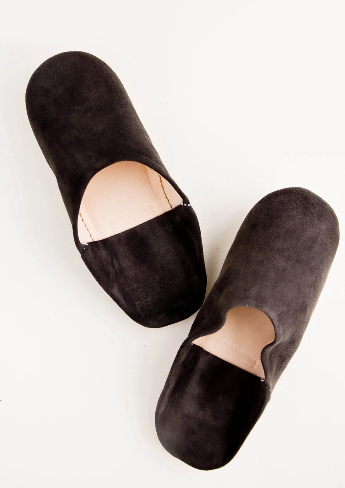 Moroccan Suede Slippers - Image 3