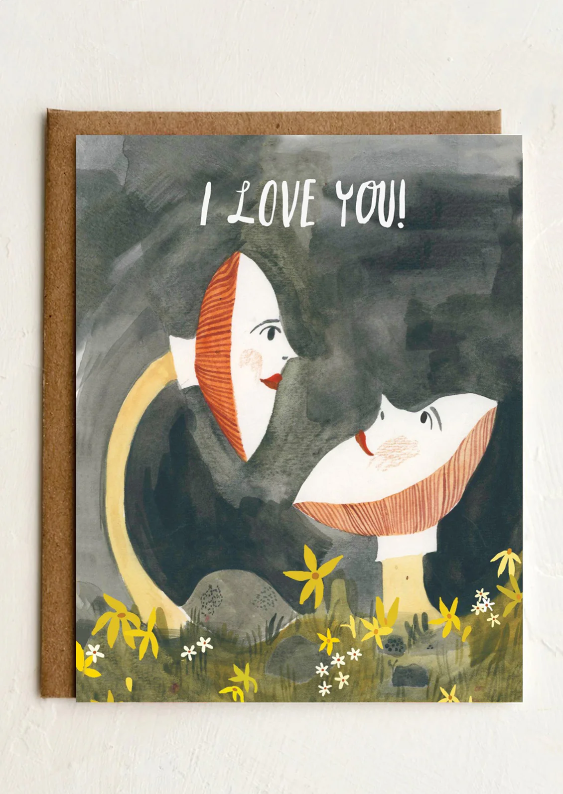 Mushrooms I Love You Card