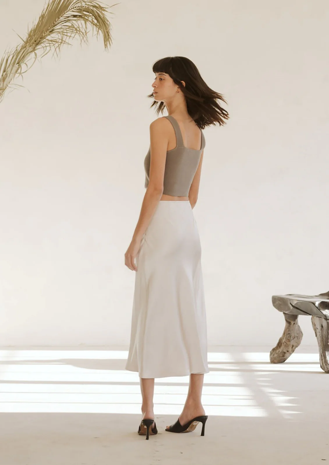 Nadia Cropped Knit Tank - Image 3