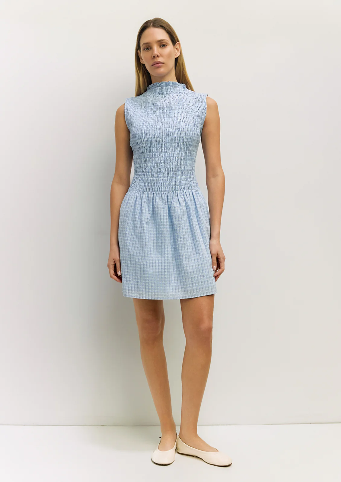 Naiya Smocked Mini Dress - Image 5