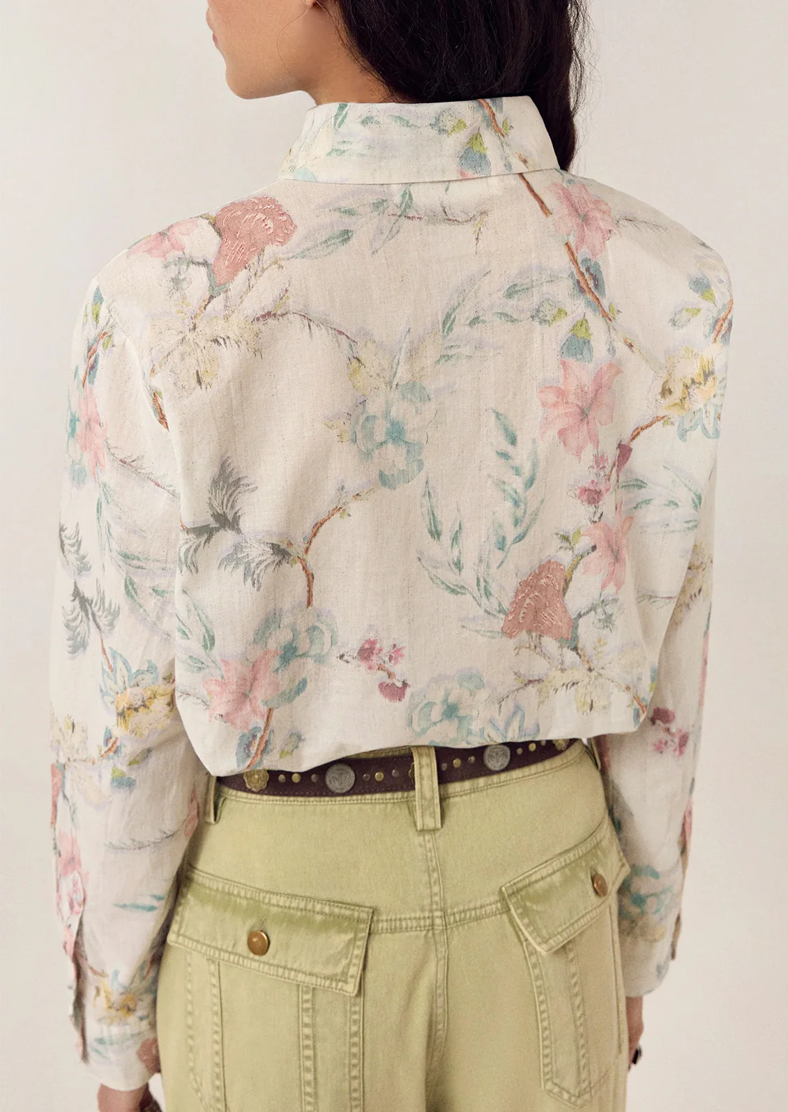 Narciso Floral Cotton Blouse - Image 2
