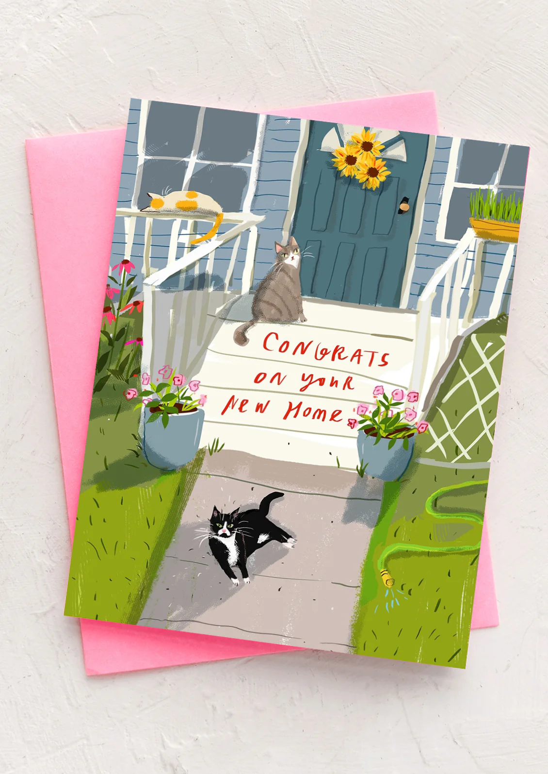 New Home Cat Card