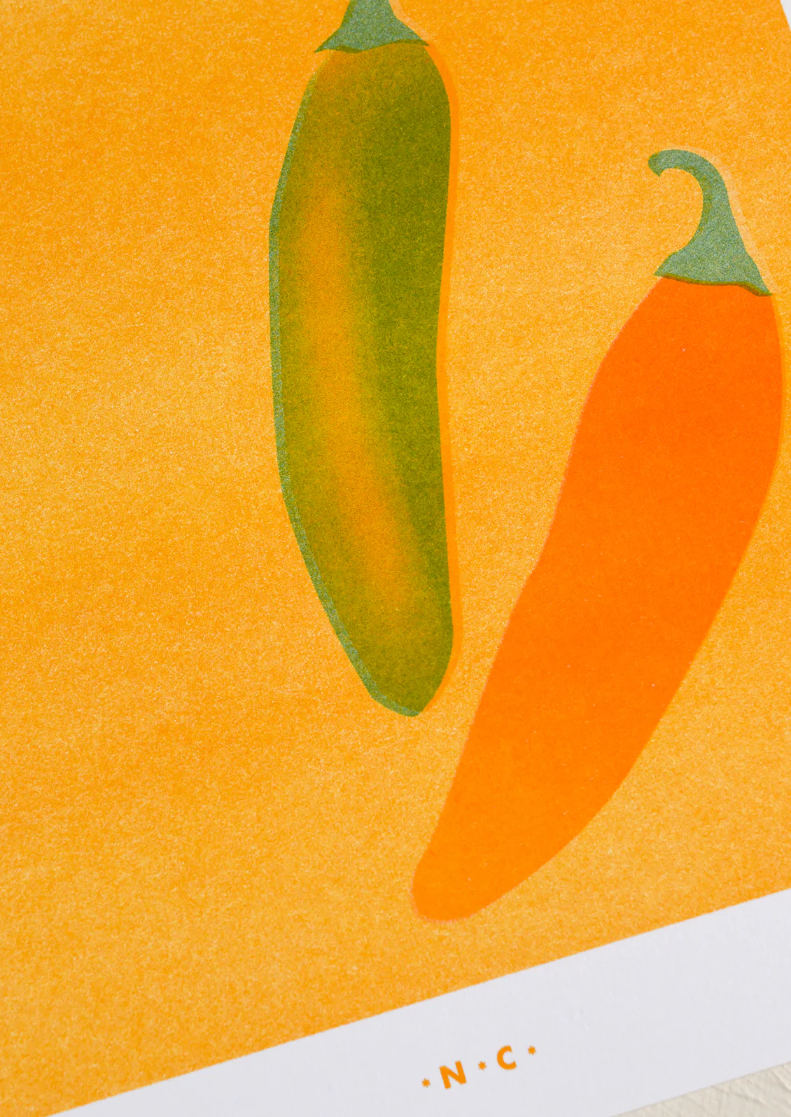 New Mexico Chiles Risograph Print - Image 2