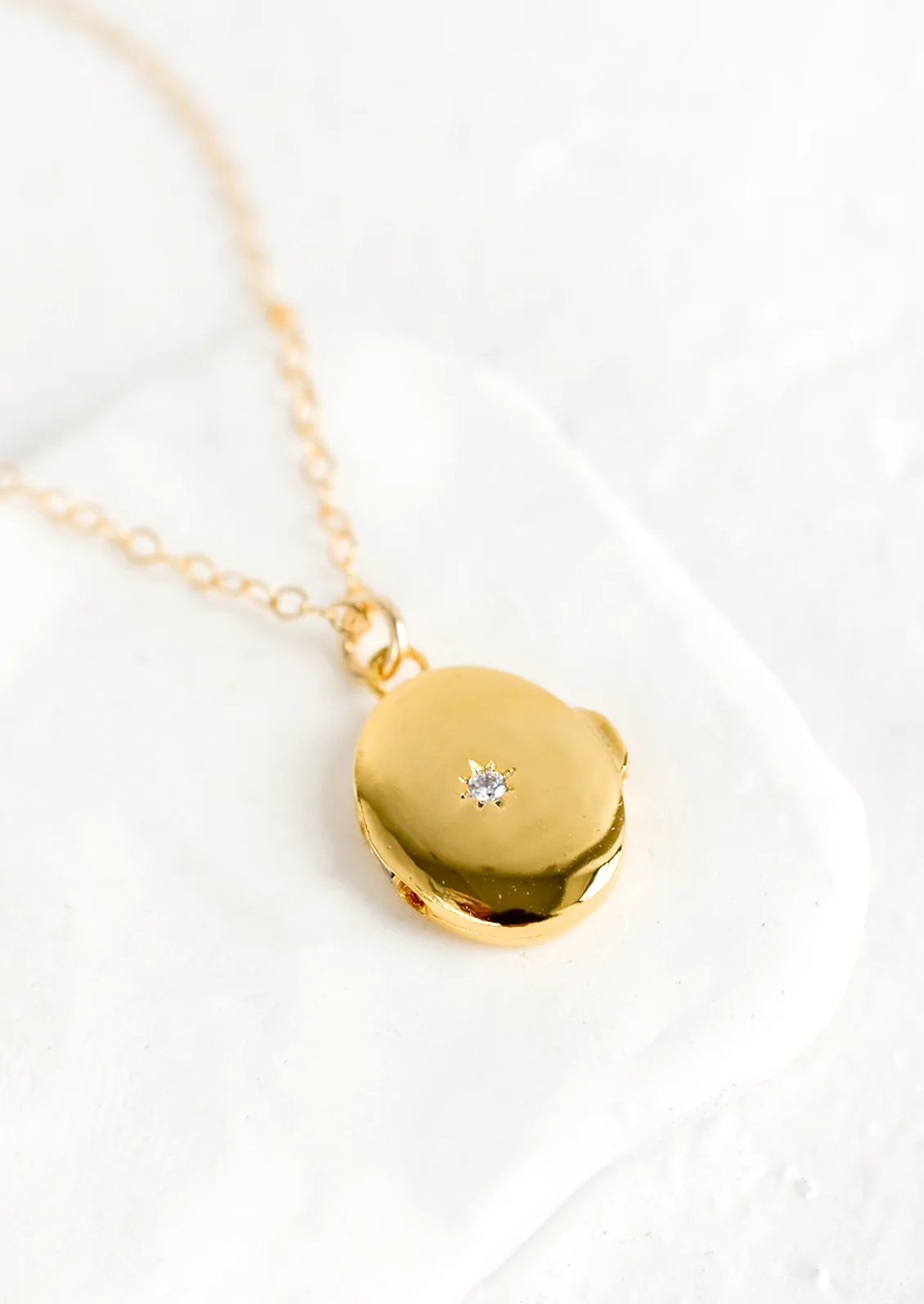 North Star Locket Necklace