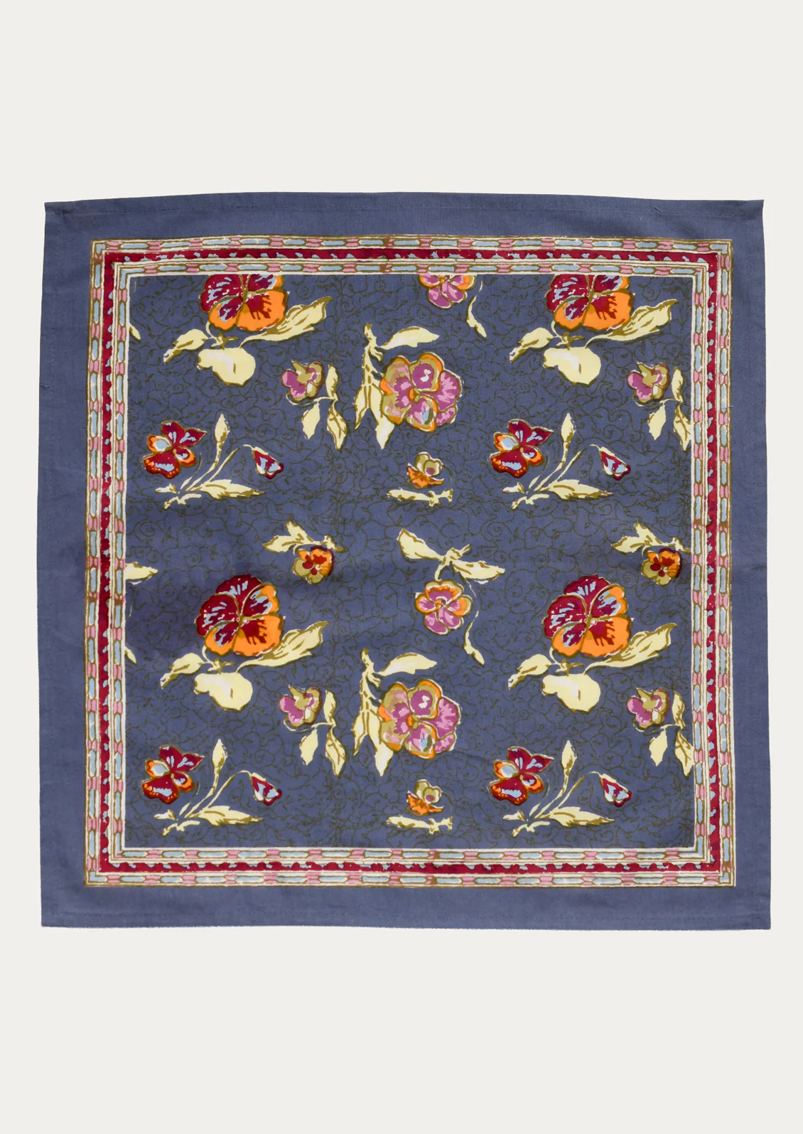 Pansy Floral Napkin Set - Image 2