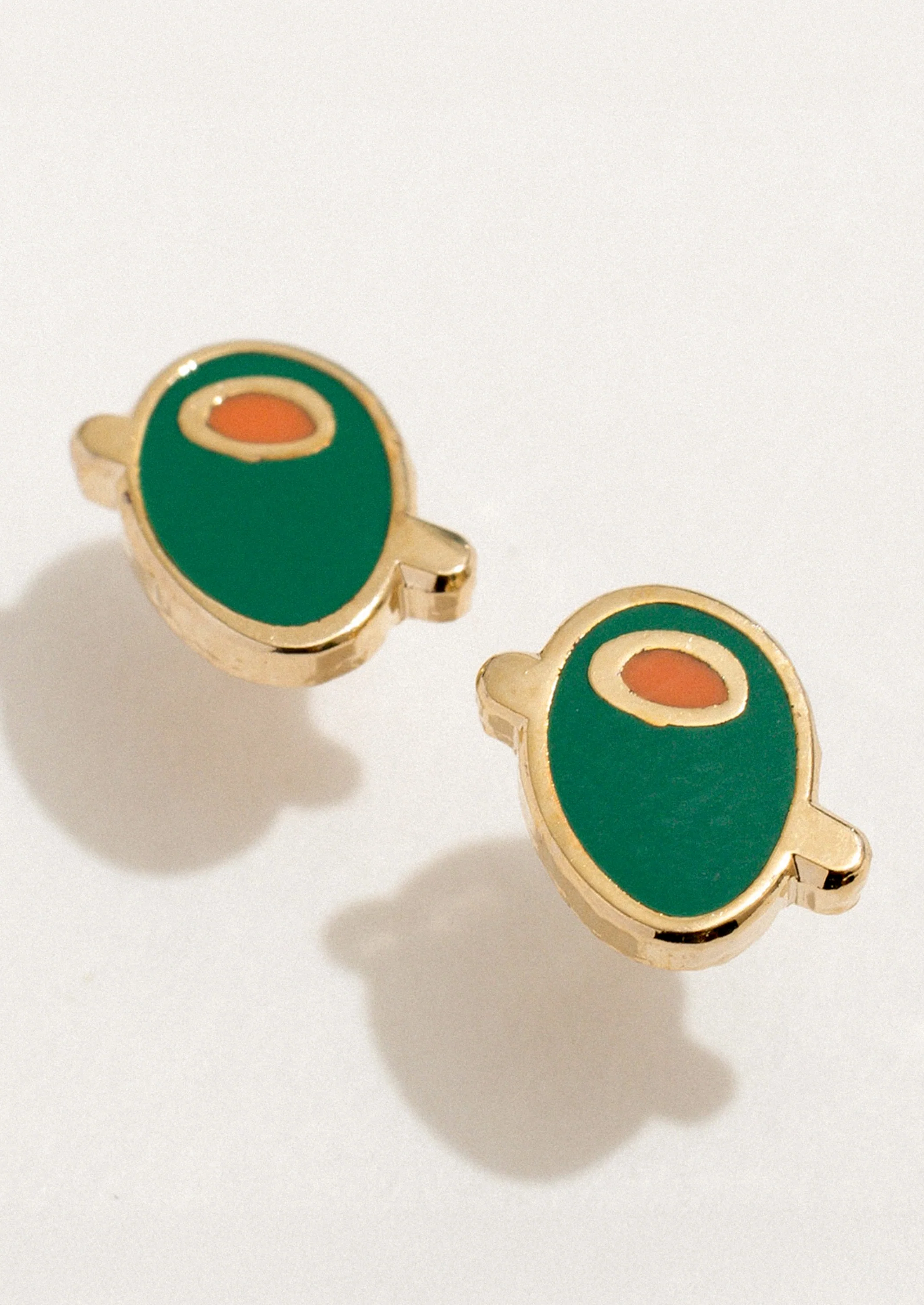 Olive Stud Earrings
