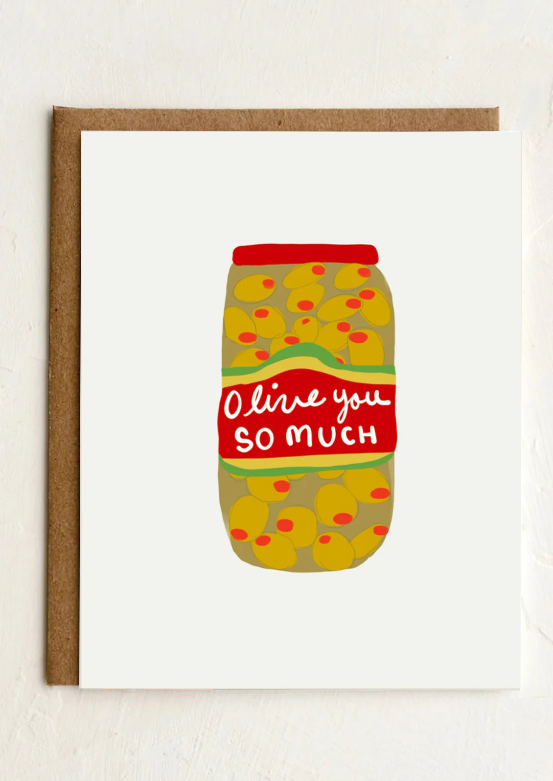 Olive You So Much Card