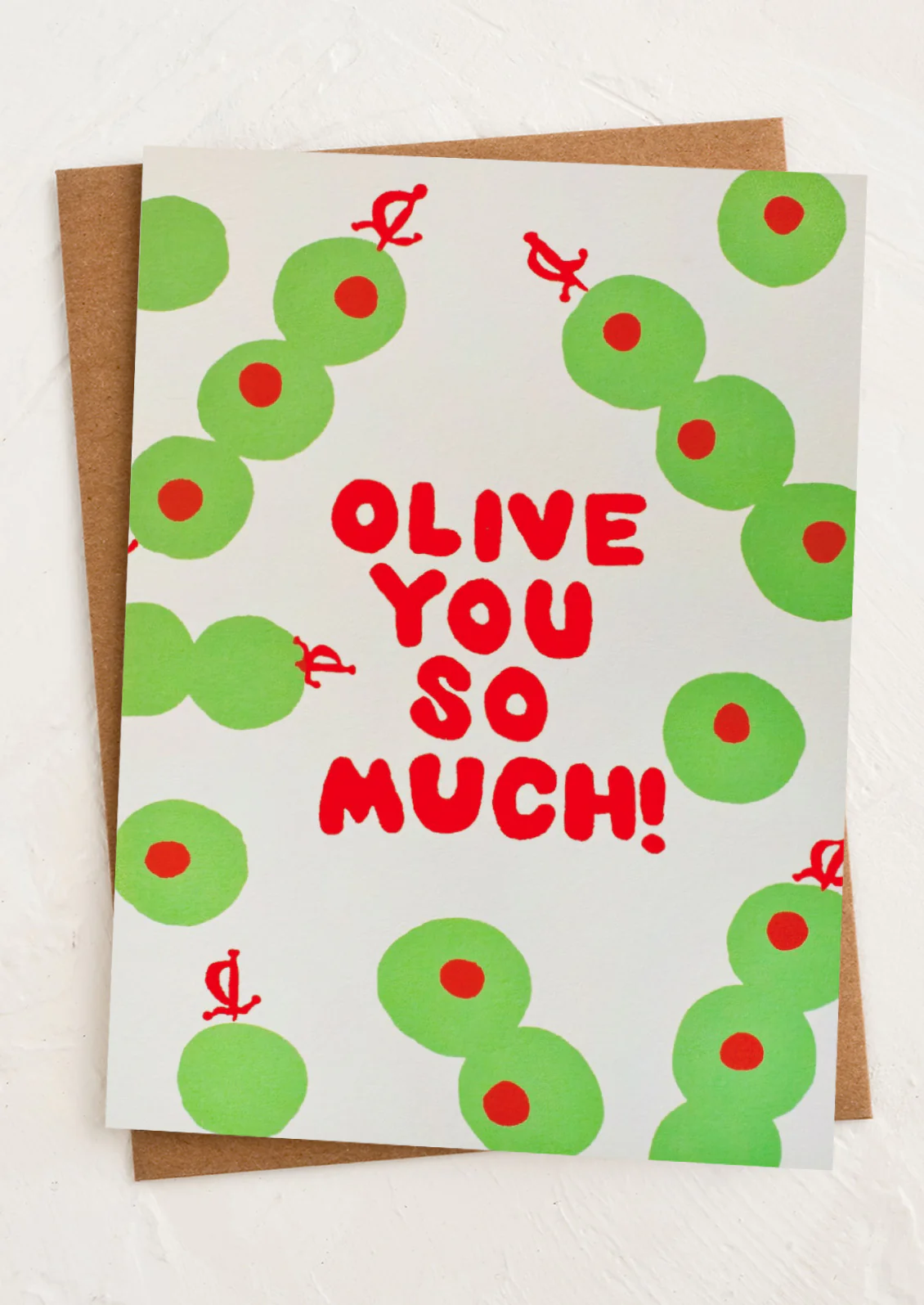 Olive You So Much Card