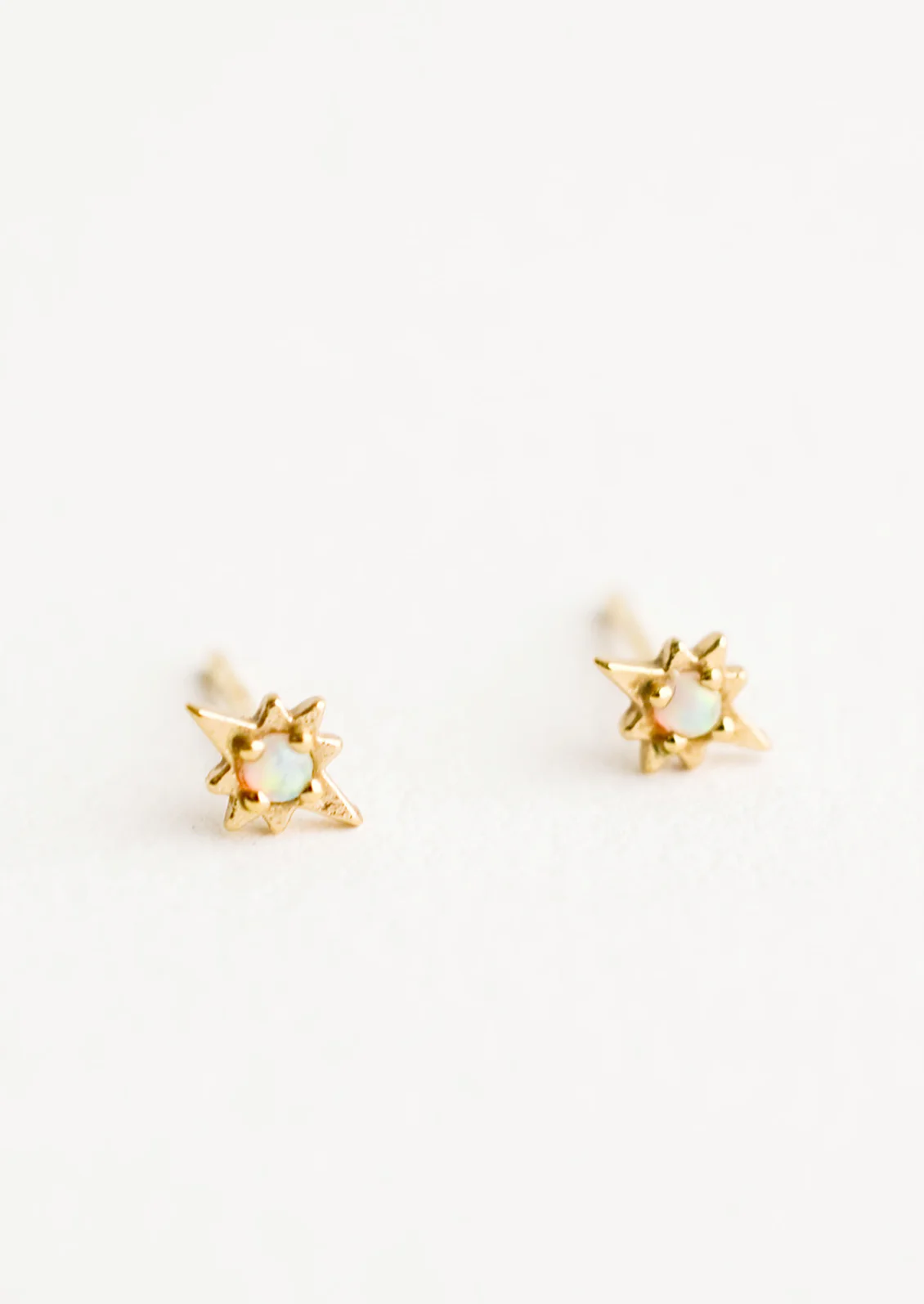Opal Compass Stud Earrings