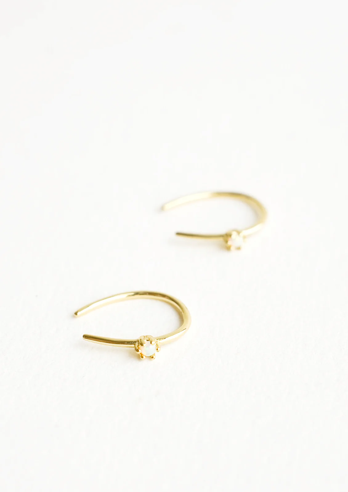 Opal Hook Earrings