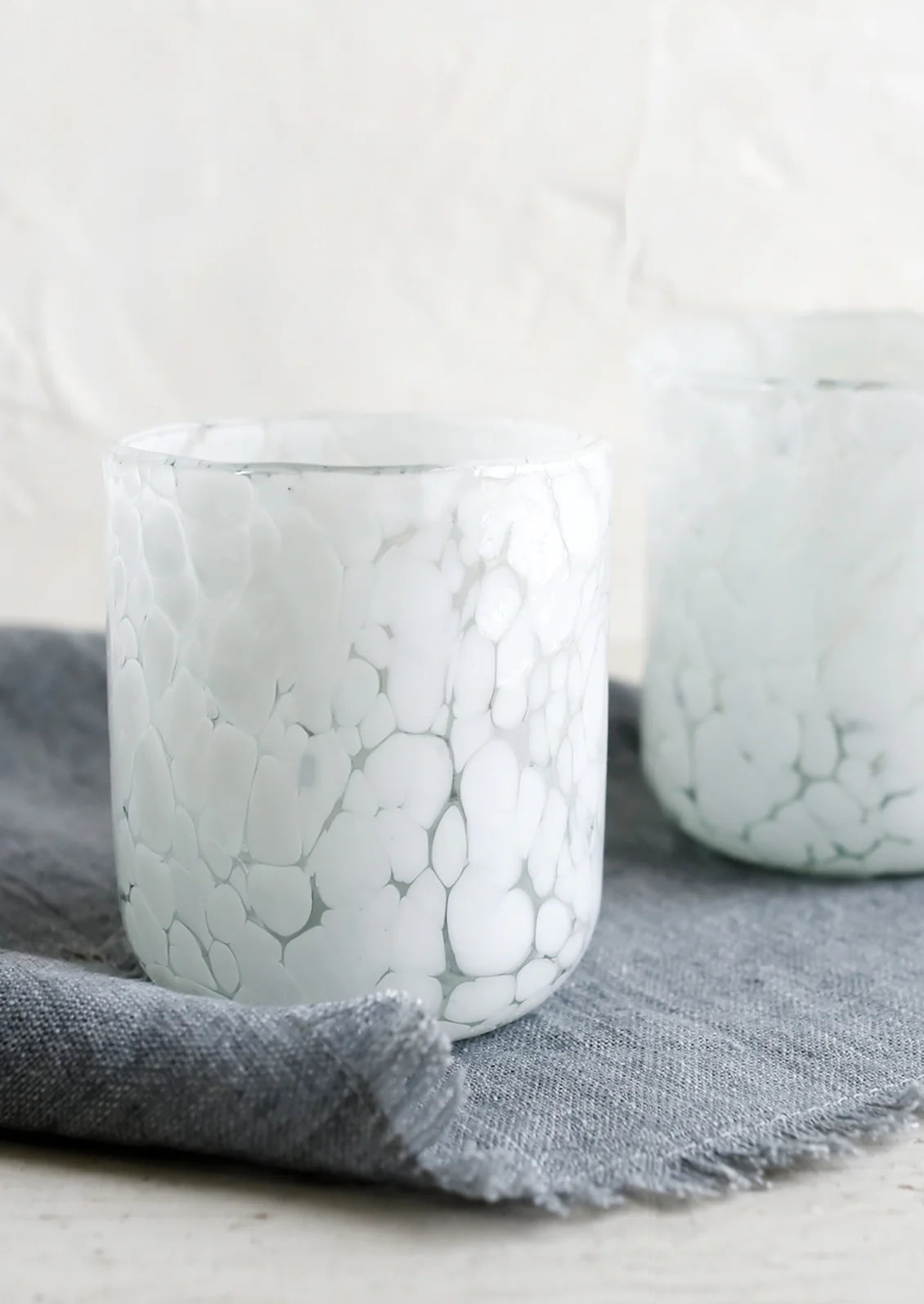 Optic White Speckle Tumbler