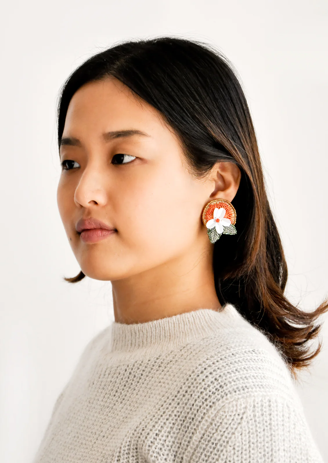 Orange Blossom Earrings - Image 2