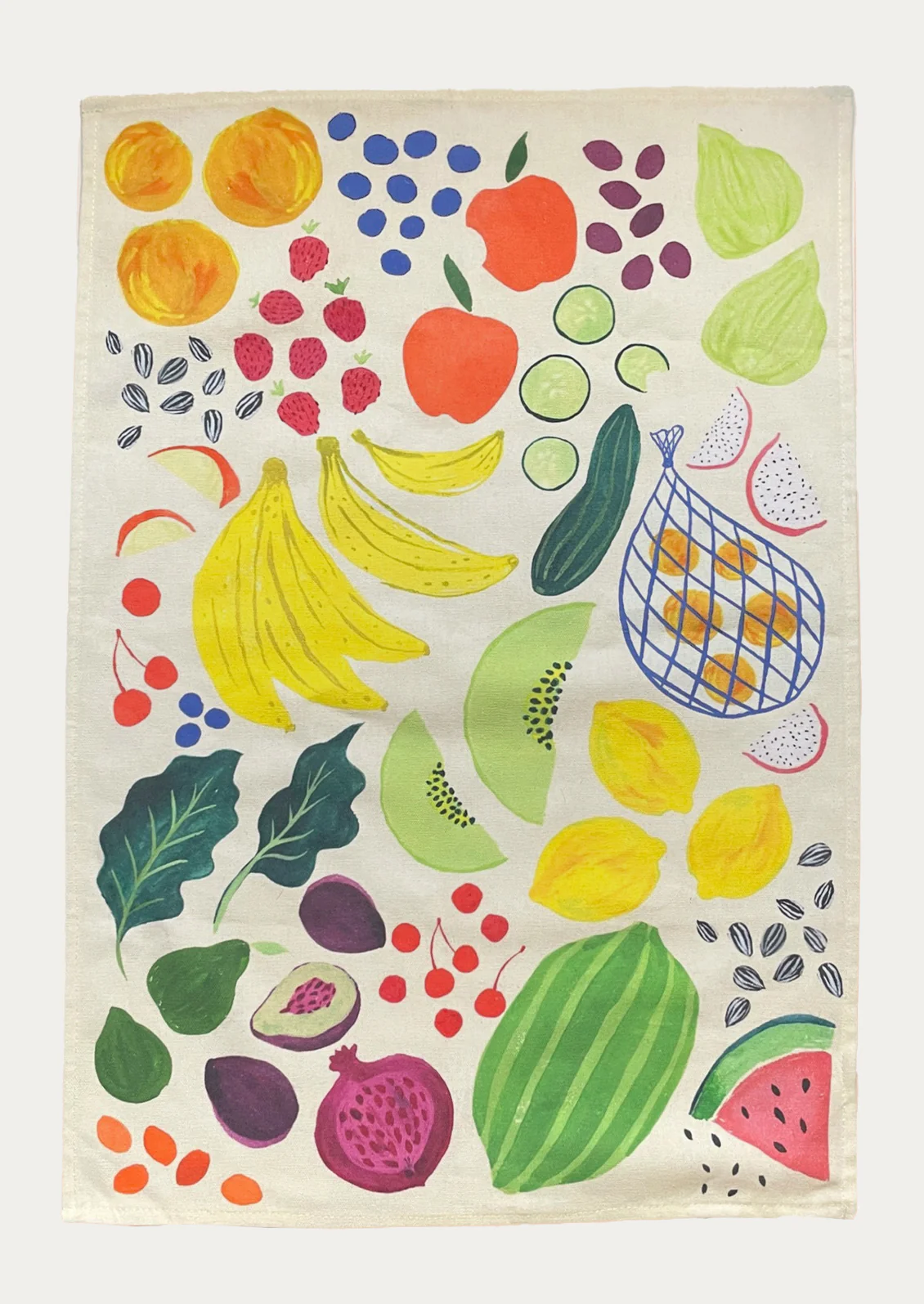 Illustrated Cotton Tea Towel - Image 3