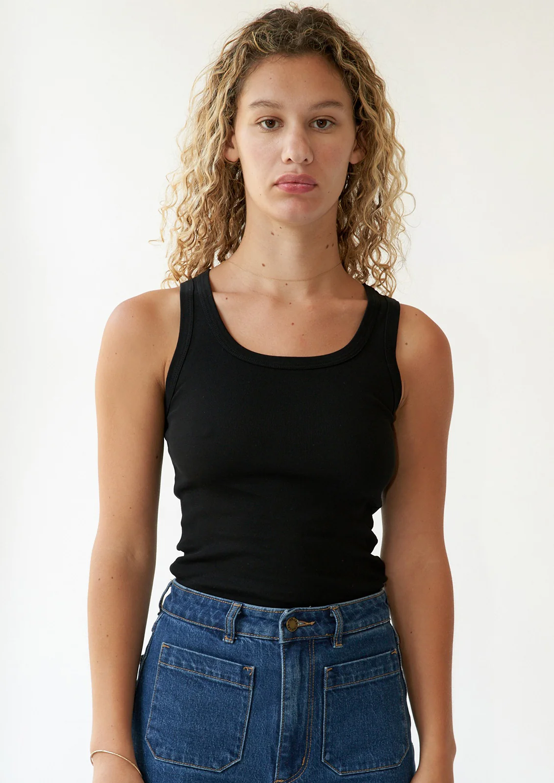Organic Cotton Rib Tank - Image 2