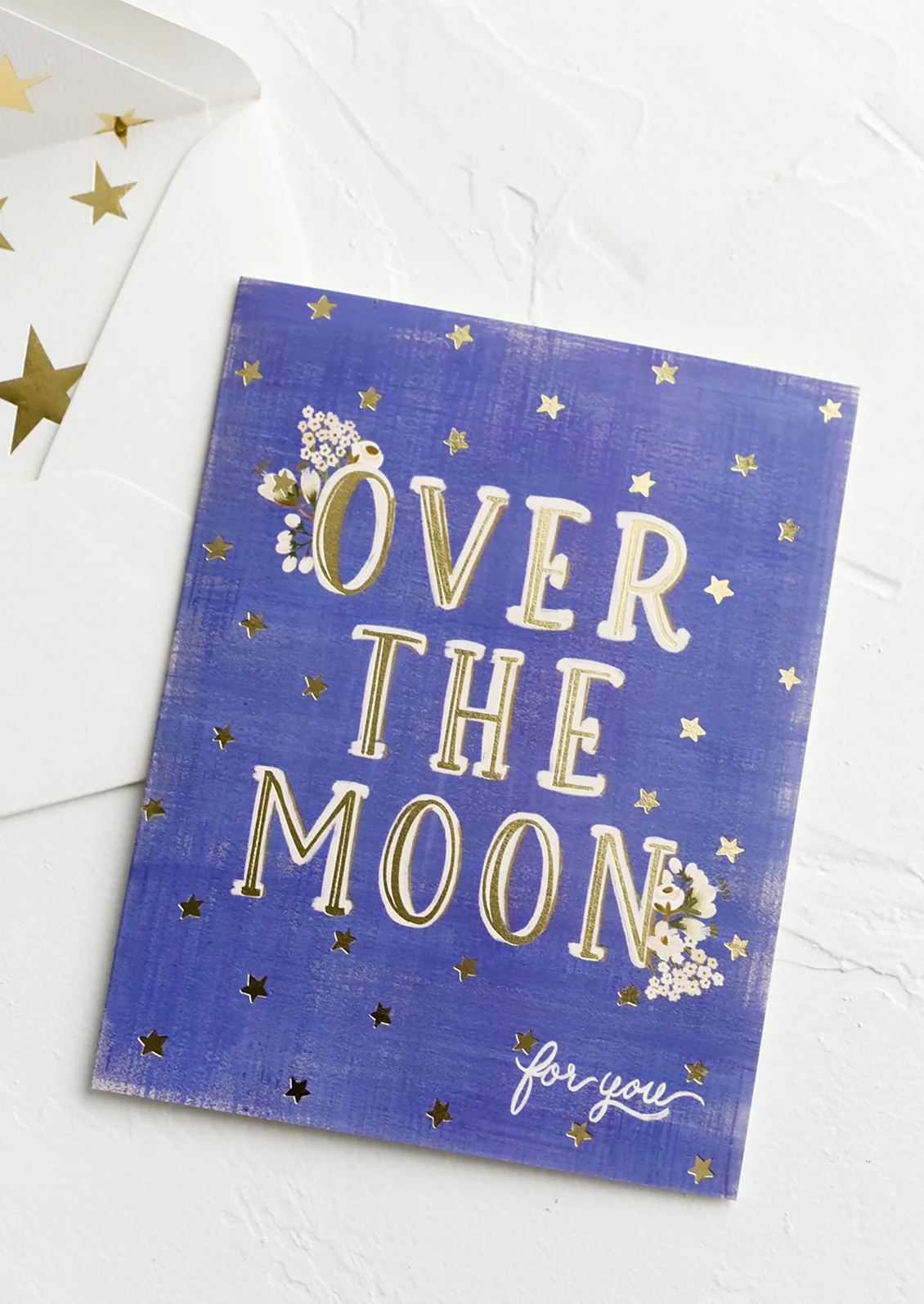 Over the Moon For You Card